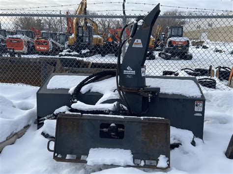 erskine skid steer snow blower|erskine snow blower attachments.